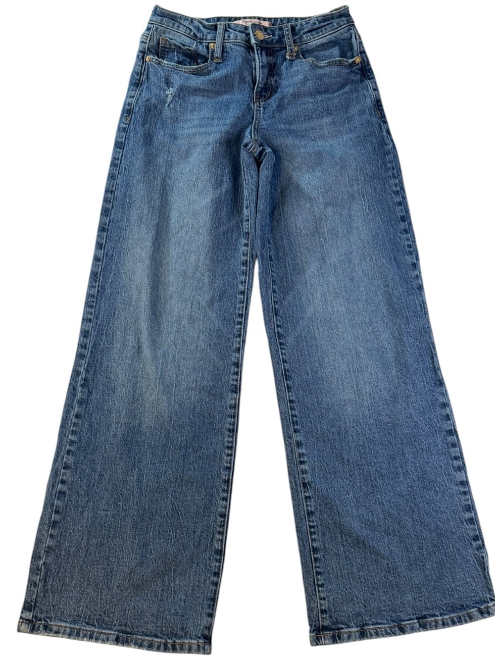 Vintage Juicy Couture Jeans Womens 00 Wide Leg Baggy Low Rise Y2K Denim